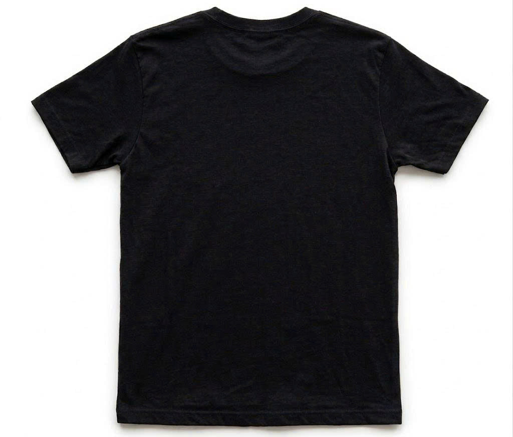 Camp More, Worry Less" Retro T-Shirt – Minimalist Mountain and Camping Graphic Tee