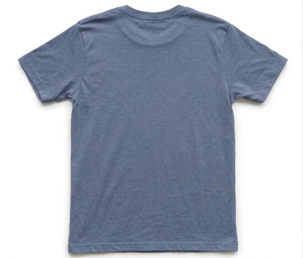 Camp More, Worry Less" Retro T-Shirt – Minimalist Mountain and Camping Graphic Tee