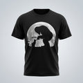Bigfoot Boop Cat Unisex Graphic Tee Soft Cotton Moon T-Shirt Size S-5XL