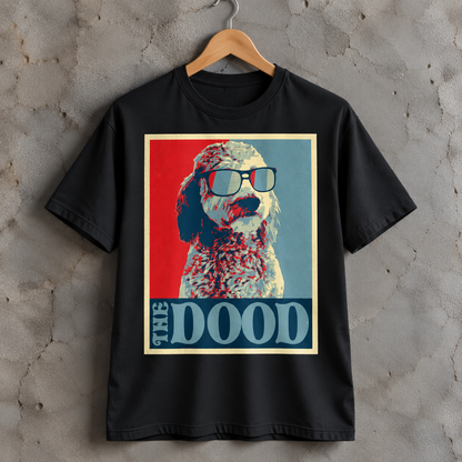 The Dood Doodle Dog T-Shirt Retro Sunglasses Graphic Tee for Doodle Lovers