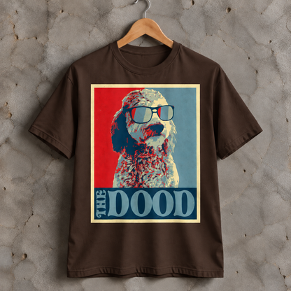 The Dood Doodle Dog T-Shirt Retro Sunglasses Graphic Tee for Doodle Lovers